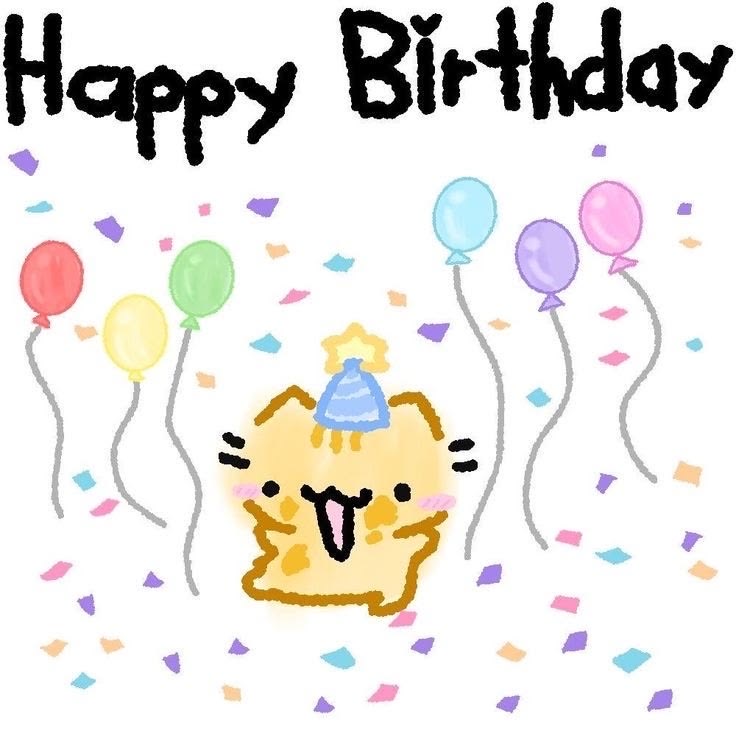 Happy Birthday cat