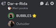 Dar-e-Rida: Bubbles and Outsider