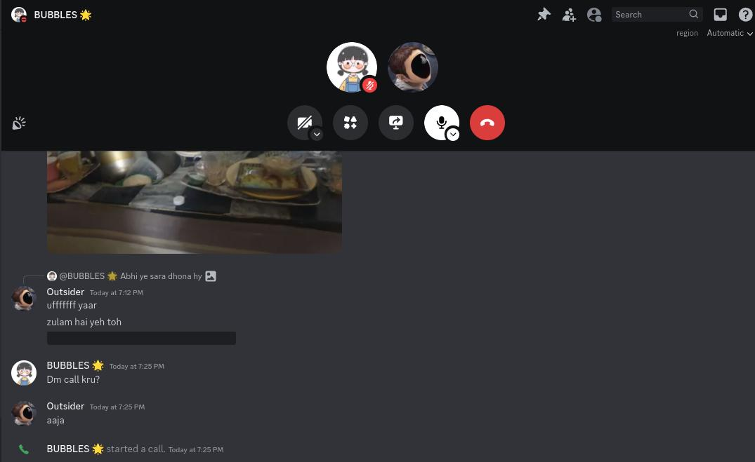 late night calls and chats